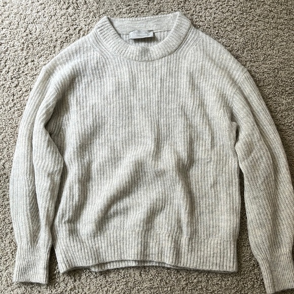 Everlane Sweaters - Oversized Alpaca Crew in Almond